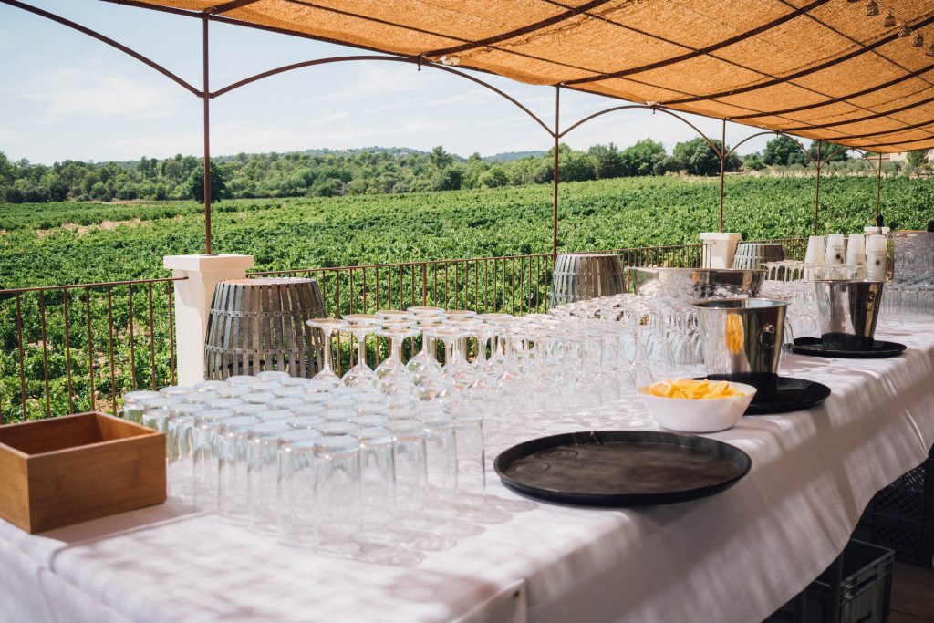 vos événements - événement privé vos événements - Terrasse de la salle de réception lors d'un événements privé